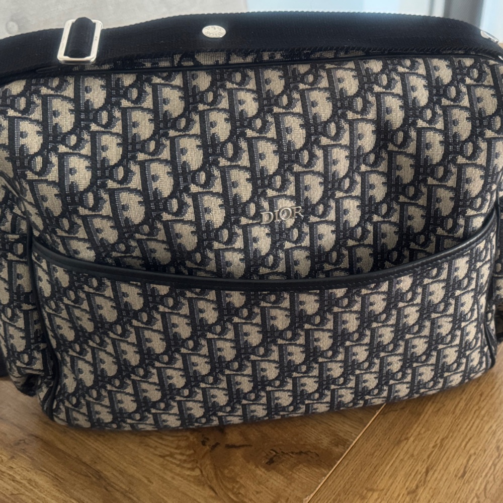 Dior diaper bag
